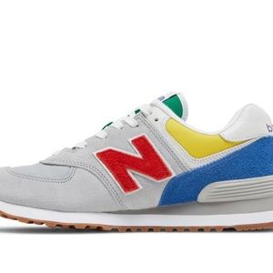 New balance x Staud sneaker. Never worn, new in box. Would fit a 5-5.5